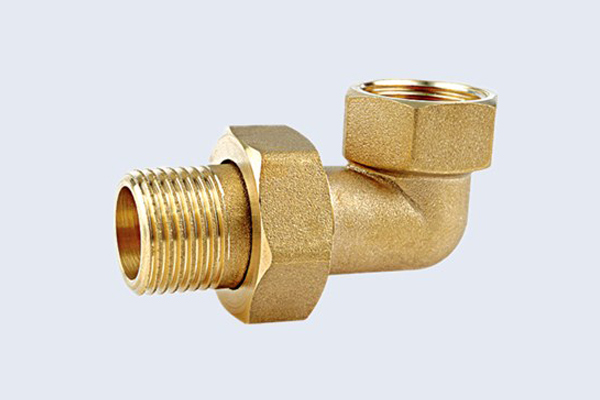 Brass Angle 3-pc Union Fittings N30131003