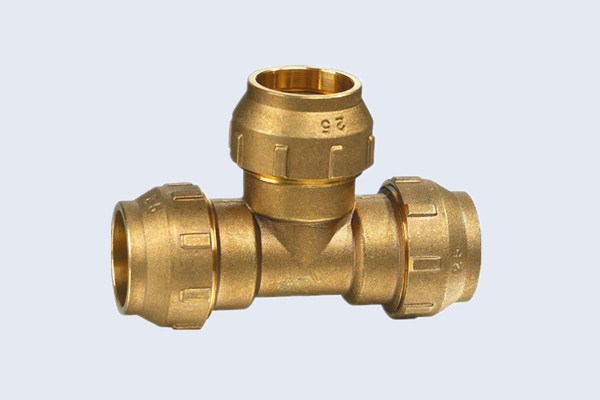 Brass 3-way Compression Tee Fittings N30132004