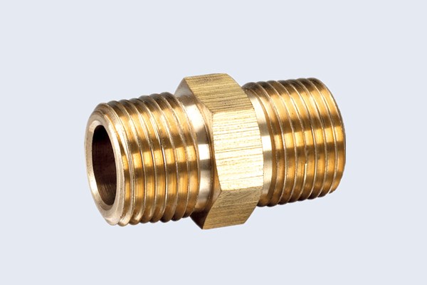 Long Thread Double Nipple Brass Fittings N40111002X