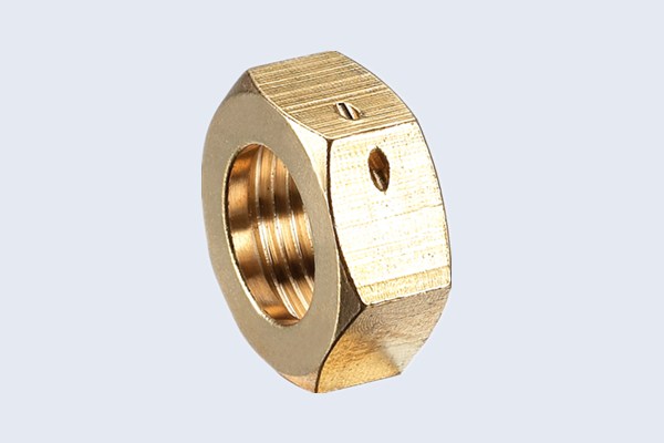 Hexagonal Brass Screw Nut with Hole N30111020X