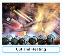 China Brass Ball Valve Production Process -Cut and Heating