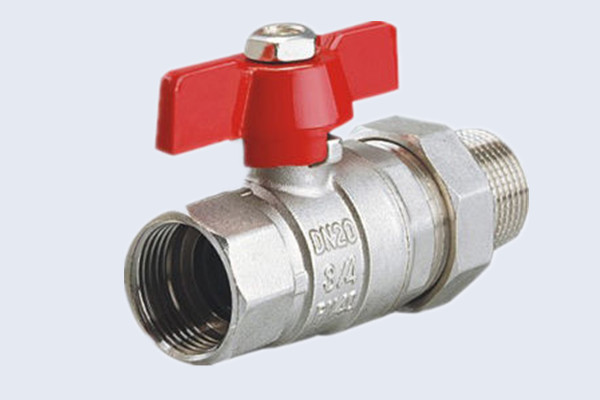 Aluminum T-hanlde Brass Ball Valves with Tail N10111416