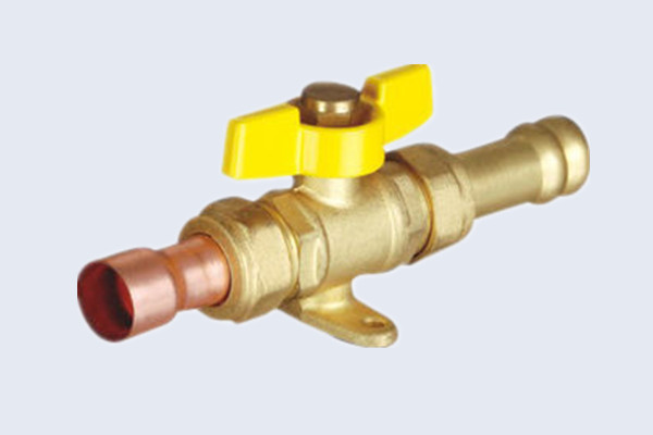Compression Brass Gas Ball Valve with Copper Insert N10112011X