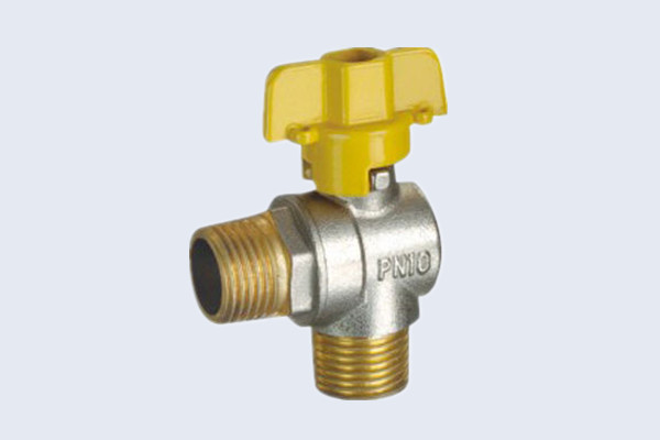 Angle Male/Male PN10 Brass Gas Ball Valve N10112017X