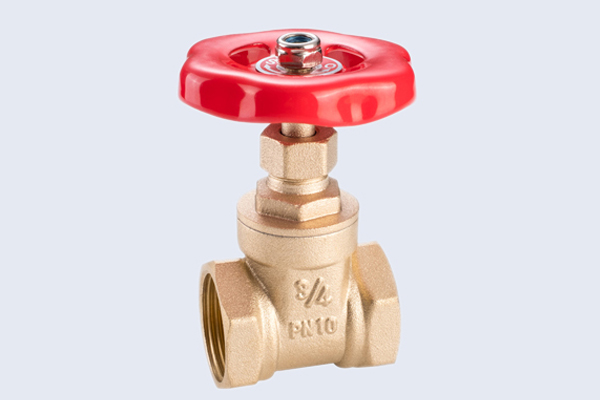 PN10 Brass Gate Valve with Steel Hand-wheel N10122001