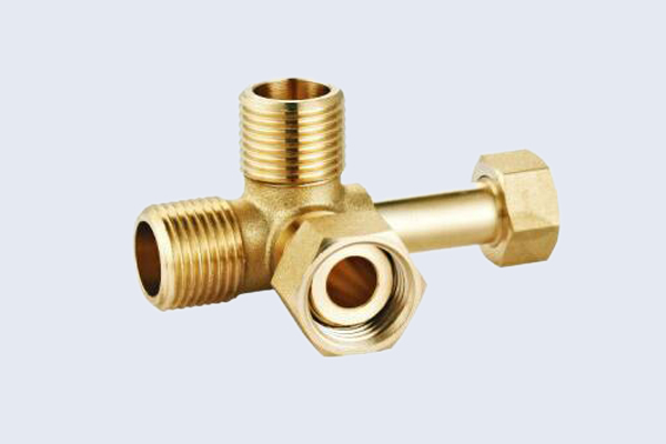 Custom-made Angle Type Four-way Brass Fittings N30171008